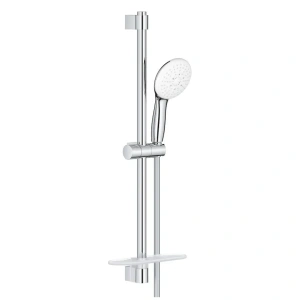Душевой гарнитур GROHE Tempesta 110 с мыльницей, 3 режима струи, душевая штанга 600 мм, 7,4 л/мин, хром (27600003)