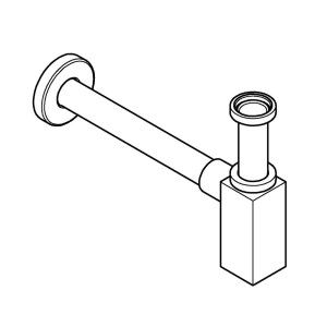 Сифон GROHE для раковины, суперсталь (40564DC0)