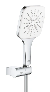 Душевой набор GROHE Rainshower SmartActive 130 Cube, 3 режима, 1500 мм, 9,5 л/мин, белая луна (26588LS0)