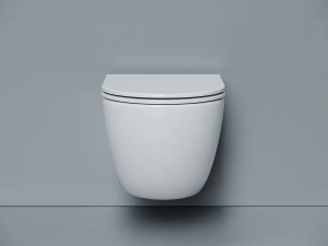 Подвесной унитаз Ceramicanova Альба безободковый, смыв Торнадо, белый (CN11005T)