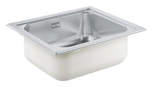 Мойка GROHE K200 60-S, 533 x 458 мм, оборачиваемая с одной чашей, нержавеющая сталь (31719SD0)
