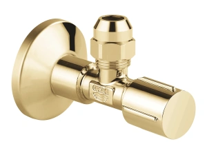 Угловой вентиль GROHE 1/2-3/8 для подключения смесителей, холодный рассвет, глянец (22037GL0)