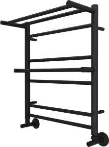 Полотенцесушитель водяной Aquatek Альфа П7 500x600, черный муар AQ RRP0760BL