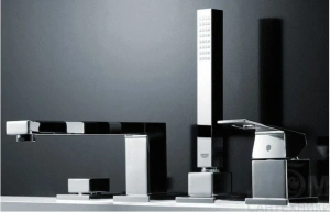 Смеситель для ванны GROHE Eurocube, хром (19897001)