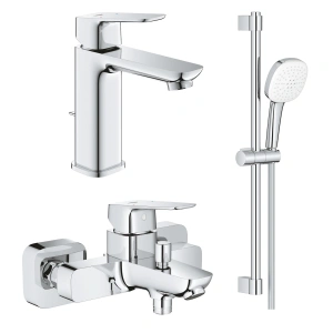 Готовый комплект для ванной комнаты GROHE Cubeo, хром (129361)