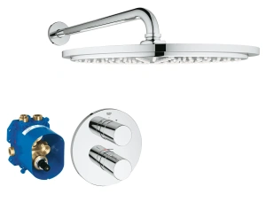 Набор GROHE Grohtherm 3000 Cosmopolitan для душа с термостатом и верхним душем GROHE Rainshower Cosmopolitan 310, хром (34571000)