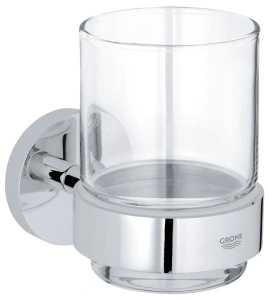 Стакан с держателем, GROHE Essentials, хром, (40447001)