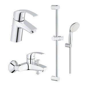 Готовый комплект для ванной комнаты GROHE Eurosmart, хром (NB0058)