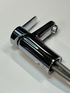 Смеситель для раковины GROHE BauEdge с цепочкой и гигиеническим душем, S-Size, хром (23757000/U), уцененный товар