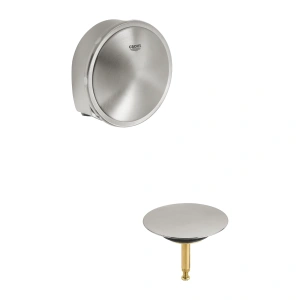 Наливной, сливной и переливной гарнитур GROHE Talentofill, внешняя часть, суперсталь (19952DC0)