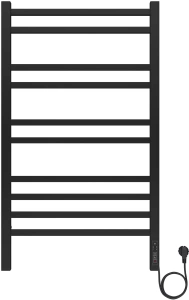 Полотенцесушитель электрический Aquatek Альтаир П10 500x900, черный муар AQ EL KP1090BL