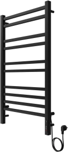Полотенцесушитель электрический Aquatek Альтаир П10 500x900, черный муар AQ EL KP1090BL