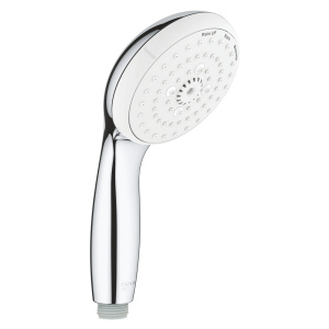 Ручной душ GROHE New Tempesta, 3 режима, хром/белый (28419002)