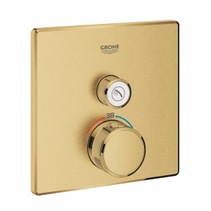 Внешняя часть термостата для душа GROHE Grohtherm SmartControl, холодный рассвет матовый (29123GN0)
