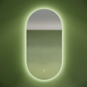 Зеркало с подсветкой Sancos Овал (Oval), 450х900 мм (OV45C)