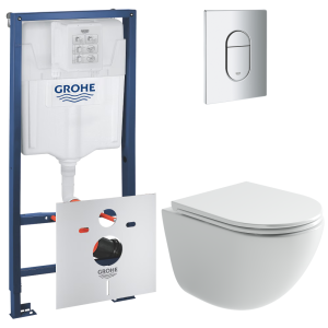 Комплект инсталляции GROHE Rapid SL 3 в 1 с унитазом Тренд CN4008T и звукоизоляционным комплектом (NW0845)