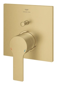 Внешняя часть смесителя для ванны GROHE Allure скрытого монтажа на 2 потребителя, квадратная, холодный рассвет матовый (19315GN1)