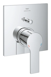 Внешняя часть смесителя для ванны GROHE Allure скрытого монтажа на 2 потребителя, квадратная, хром (19315001)