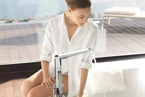 Внешняя часть смесителя для ванны GROHE Allure Brilliant напольного монтажа, хром (23119001)