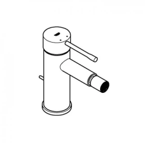 Смеситель для биде GROHE Essence с донным клапаном, никель матовый (24178EN1)