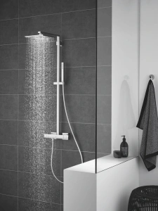 Душевая система GROHE Euphoria Cube System 230 с термостатом для душа, хром (26087000)