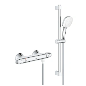 Термостат для душа GROHE Grohtherm 1000 с душевым гарнитуром, хром (34825002)