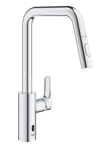 Смеситель для мойки GROHE Eurosmart инфокрасный, с выдвижной лейкой, хром (1012350000)