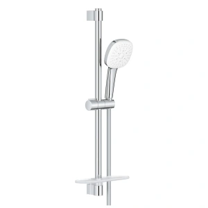 Душевой гарнитур GROHE Tempesta Cube 110 с мыльницей, 3 режима струи, душевая штанга 600 мм, 13,5 л/мин, хром (27929003)