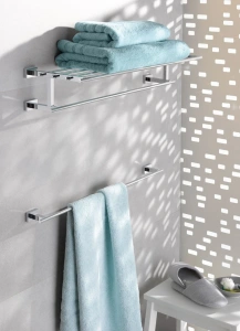 Полочка для полотенец GROHE Essentials Cube 600 мм, хром (40512001)