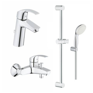 Готовый комплект для ванной комнаты GROHE Eurosmart, хром (NB0059)