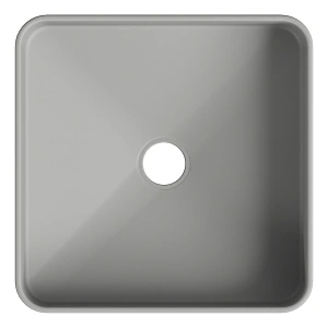 Раковина накладная Aqueduto ESPIRAL, 370*370, серый матовый (ESP0330)