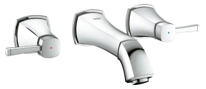 Внешняя часть смесителя для раковины GROHE Grandera на 3 отверстия, хром (20414000)