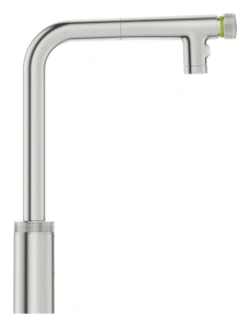 Смеситель для кухни GROHE Minta SmartControl с вытяжным изливом 2jet, суперсталь (31889DC0)