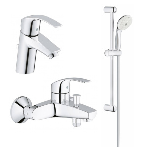 Готовый комплект для ванной комнаты GROHE Eurosmart, хром (NB0042)