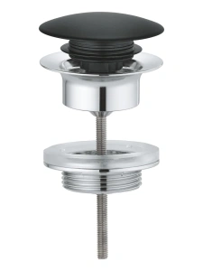 Донный клапан для раковины GROHE, фантомный черный (65807KF0)