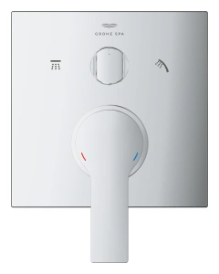 Внешняя часть смесителя для ванны GROHE Allure скрытого монтажа на 3 потребителя, квадратная, хром (29176001)