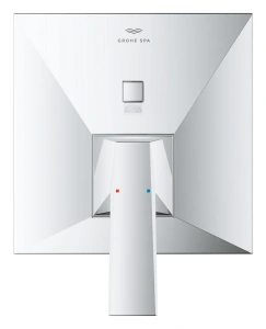 Внешняя часть смесителя для ванны GROHE Allure Brilliant скрытого монтажа на 2 потребителя, квадратная, хром (24279000)