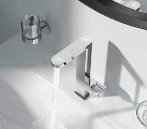 Смеситель для раковины GROHE Plus Digital с индикатором температуры, M-size, хром (23958003)