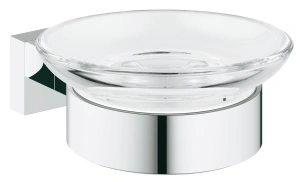 Мыльница с держателем GROHE Essentials Cube, хром (40754001)