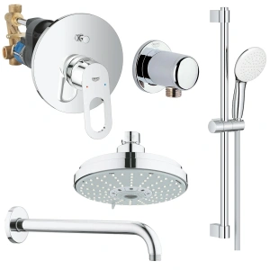 Готовый комплект для душа GROHE BauLoop скрытого монтажа, хром (NSB0169)