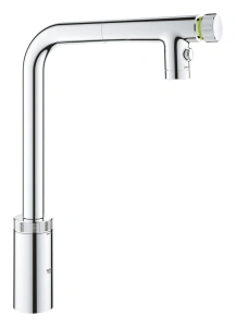 Смеситель для кухни GROHE Minta SmartControl с вытяжным изливом 2jet, хром (31889000)