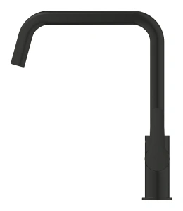 Смеситель для кухонной мойки GROHE Start с высоким поворотным изливом, матовый черный (304702430)