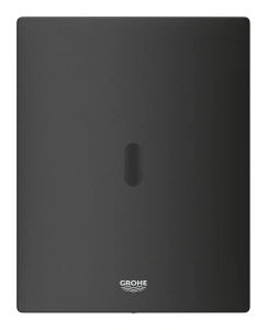 Панель смыва для унитаза GROHE Tectron Bau E инфракрасная, питание от батареи 6V, фантомный черный (39882KF0)
