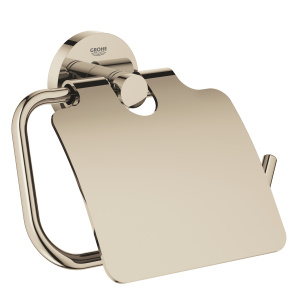 Держатель для туалетной бумаги с крышкой GROHE Essentials, никель глянец (40367BE1)