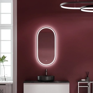 Зеркало с подсветкой Sancos Овал (Oval), 450х900 мм (OV45F)