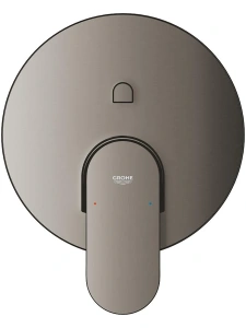Внешняя часть смесителя для ванны GROHE Plus с переключателем на 2 положения, темный графит матовый (24060AL4)