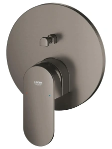 Внешняя часть смесителя для ванны GROHE Plus с переключателем на 2 положения, темный графит матовый (24060AL4)