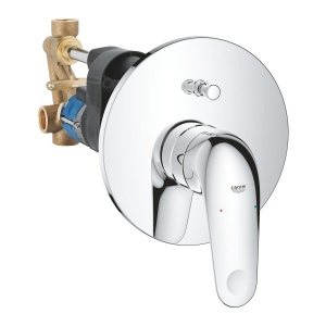 Смеситель для ванны GROHE Euroeco скрытого монтажа, хром (32747001)