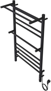 Полотенцесушитель электрический Aquatek Альфа П10 500x900, черный муар AQ EL RRP1090BL