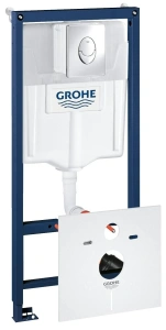 Комплект инсталляции GROHE Rapid SL 4 в 1 с унитазом Bau Ceramic и сиденьем (NW0119)